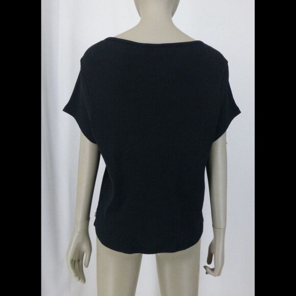 NWOT Levi's Plus Size Ribbed Button Up Blouse - Picture 4 of 9